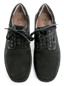 Josef Seibel 44936 černé pánské nadměrné polobotky