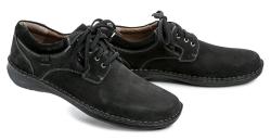 Josef Seibel 44936 černé pánské nadměrné polobotky