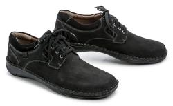 Josef Seibel 44936 černé pánské nadměrné polobotky