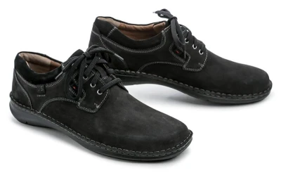 Josef Seibel 44936 černé pánské nadměrné polobotky