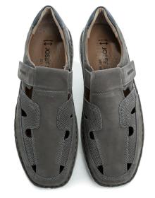 Josef Seibel 44981-518 New Anvers 81 sivé pánske nadmerné poltopánky