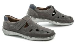 Josef Seibel 44981-518 New Anvers 81 sivé pánske nadmerné poltopánky