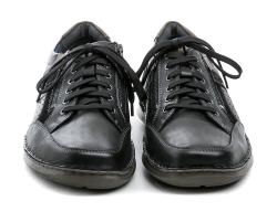 Josef Seibel 44987 černé pánské nadměrné polobotky šíře K