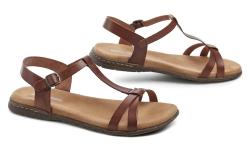 Josef Seibel 74501 hnědé dámské nadměrné sandály