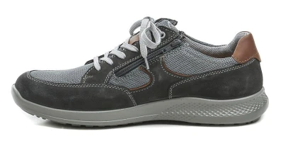Josef Seibel Comfortabel 640349-09 šedé pánské nadměrné polobotky šíře K