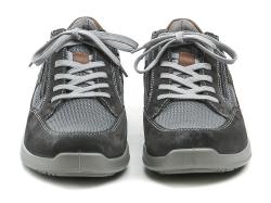 Josef Seibel Comfortabel 640349-09 šedé pánské nadměrné polobotky šíře K