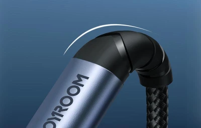 Joyroom Audio adaptér 2 v 1 SY-L01 Lightning na 3,5 mm + Lightning (černý)