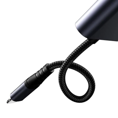 Joyroom Audio adaptér 2 v 1 SY-L01 Lightning na 3,5 mm + Lightning (černý)