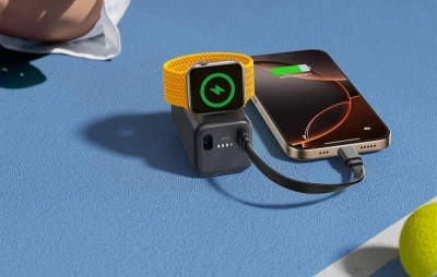 Joyroom JR-W13 černá 5000mAh powerbanka s nabíjením Apple Watch