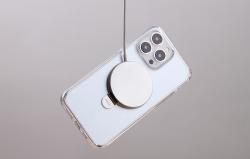 Joyroom Magnetické ochranné pouzdro s držákem JR-BP004 pro iPhone 15 Pro (průhledné)
