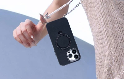 Joyroom PN-15L2 pouzdro Dancing Circle pro iPhone 15 Pro (černé)