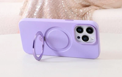 Joyroom PN-15L2 pouzdro Dancing Circle pro iPhone 15 Pro (fialové)