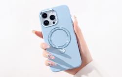 Joyroom PN-15L2 pouzdro Dancing Circle pro iPhone 15 Pro (modré)
