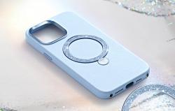 Joyroom PN-15L2 pouzdro Dancing Circle pro iPhone 15 Pro (modré)