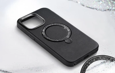 Joyroom Pouzdro na telefon Dancing Circle PN-15L2 Iphone 15 Pro (černé) bez obalu