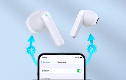 Joyroom Sluchátka do uší Dual-Mic ENC True JR-TL11 (bílá)