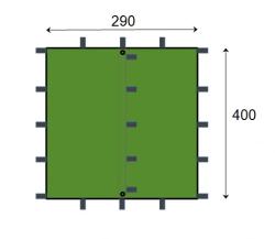 Jurek ARM 3x4 bivakovací plachta