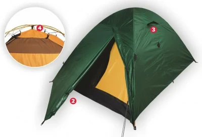 Jurek Atak 2.0 turistický stan + sleva 400,- na příslušenství