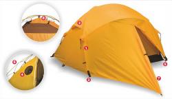 Jurek Dome 3 Scandium expediční stan + sleva 600,- na příslušenství