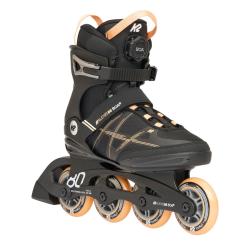 K2 Alexis 80 Boa (2024) čierno/oranžové dámske inline korčule