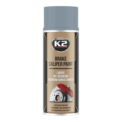 K2 Brake caliper paint 400 ml Stříbrná - barva na brzdové třmeny a bubny