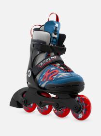 K2 Eddie Pro gray/blue detské kolieskové korčule