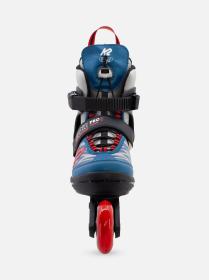 K2 Eddie Pro gray/blue dětské kolečkové brusle