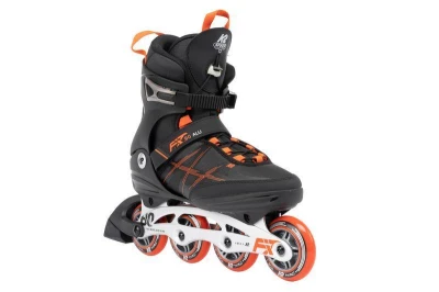 K2 F.I.T. 80 ALU černé/červené pánské inline brusle POUZE US 10 / UK 9 / EU 43,5 (VÝPRODEJ)