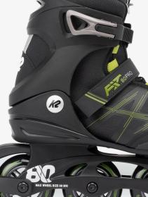 K2 F.I.T. 80 PRO černé/zelené pánské inline brusle