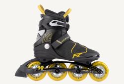 K2 F.I.T. 90 BOA černé/žluté pánské inline brusle + sleva 200,- na příslušenství