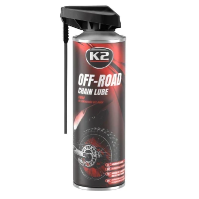 K2 OFF-ROAD CHAIN LUBE 500 ml - mazivo na řetězy motocyklů K2 OFF-ROAD CHAIN LUBE 500 ml - mazivo na řetězy motocyklů