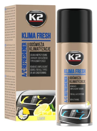 K2 Osvěžovač KLIMA FRESH 150 ml LEMON K2 Osvěžovač KLIMA FRESH 150 ml LEMON