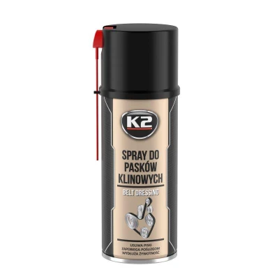 K2 Spray na klínové řemeny 400ml K2 Spray na klínové řemeny 400ml