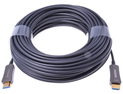 Kabel HDMI High Speed 4K@60Hz + Ethernet 50m, M/M, zlacené konektory