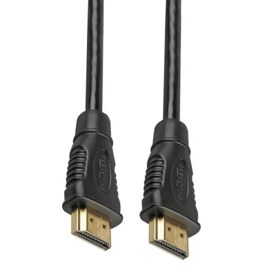 Kabel propojovací HDMI 1.4 s Ethernetem HDMI (M) - HDMI (M), zlacené konektory, 7m