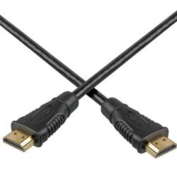 Kabel propojovací HDMI 1.4 s Ethernetem HDMI (M) - HDMI (M), zlacené konektory, 7m