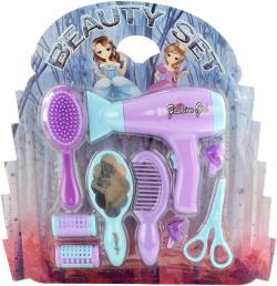 Kadeřnický dětský set s fénem a doplňky 9ks sada krásy na baterie Kadeřnický dětský set s fénem a doplňky 9ks sada krásy na baterie