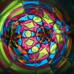 Kaliedoskop dětský plastový krasohled 20cm kukátko 2 druhy