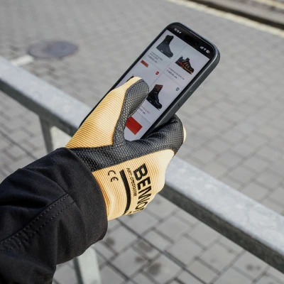 Bennon KALYTOS Gloves yellow/black