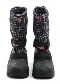 Kamik FINLEY black pink dětské zimní sněhule