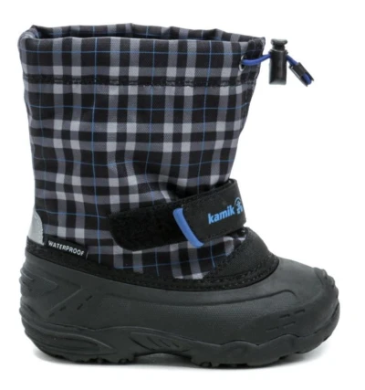 Kamik FINLEY T black blue dětské zimní sněhule