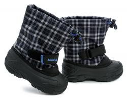 Kamik FINLEY T black blue dětské zimní sněhule