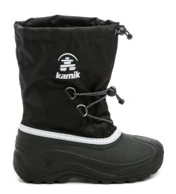 Kamik Southpole4 černé-bílé dětské sněhule