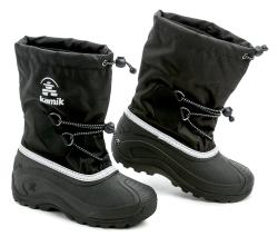 Kamik Southpole4 černé-bílé dětské sněhule