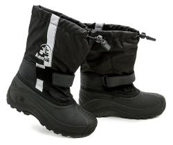 Kamik STRIPE black detské zimné snehule