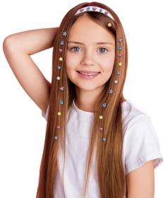 Kamínky třpytivé nalepovací 80ks kreativní set s aplikátorem