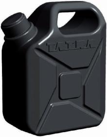 Kanystr Tatra 0,9l černý se šroubovacím víčkem plast 13x16cm