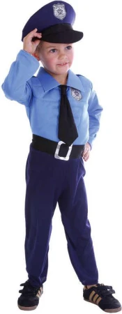 KARNEVAL Śaty Policista (92-104cm) 3-4 let KOSTÝM KARNEVAL Śaty Policista (92-104cm) 3-4 let KOSTÝM