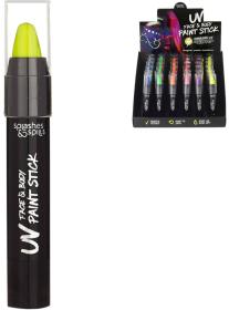 KARNEVAL Barva neonová na obličej a tělo UV 6 barev