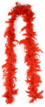 KARNEVAL Boa červené šála s peřím 2m (karnevalový doplněk) KARNEVAL Boa červené šála s peřím 2m (karnevalový doplněk)